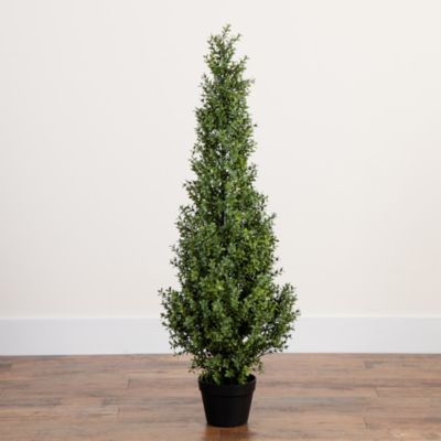 4' UV Resistant Artificial Boxwood Topiary Tree (Indoor/Outdoor)