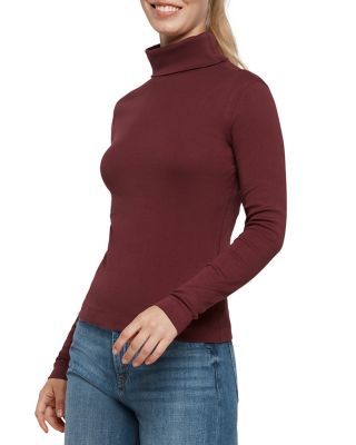 Striped Turtleneck Long Sleeve Tee