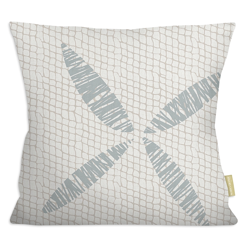 Noho Home Kapua Kai Square Pillow Cover In Blue
