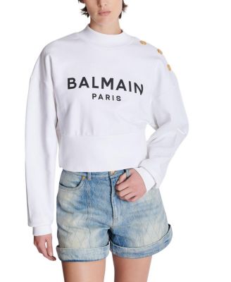  Printed Balmain Paris Sweatshirt