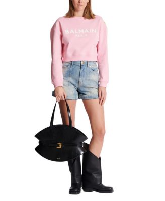  Printed Balmain Paris Sweatshirt