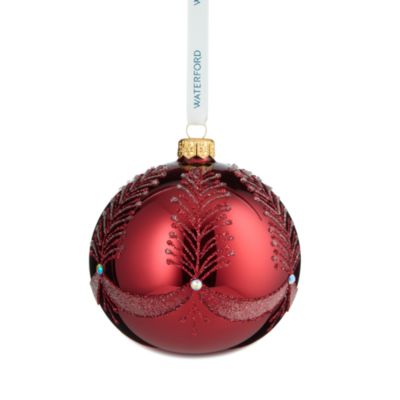 Holiday Heirlooms Red Bauble Ornament