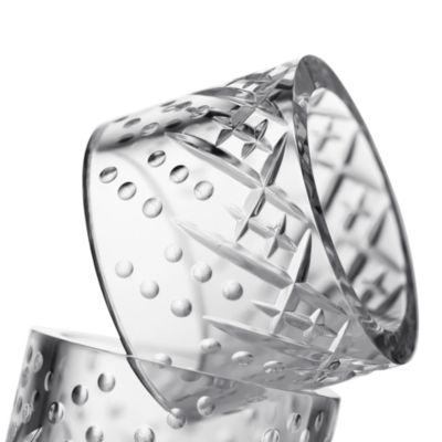 Celebrations Crystal Napkin Rings, Set of 2