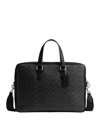 Caden Signature Canvas Brief Bag