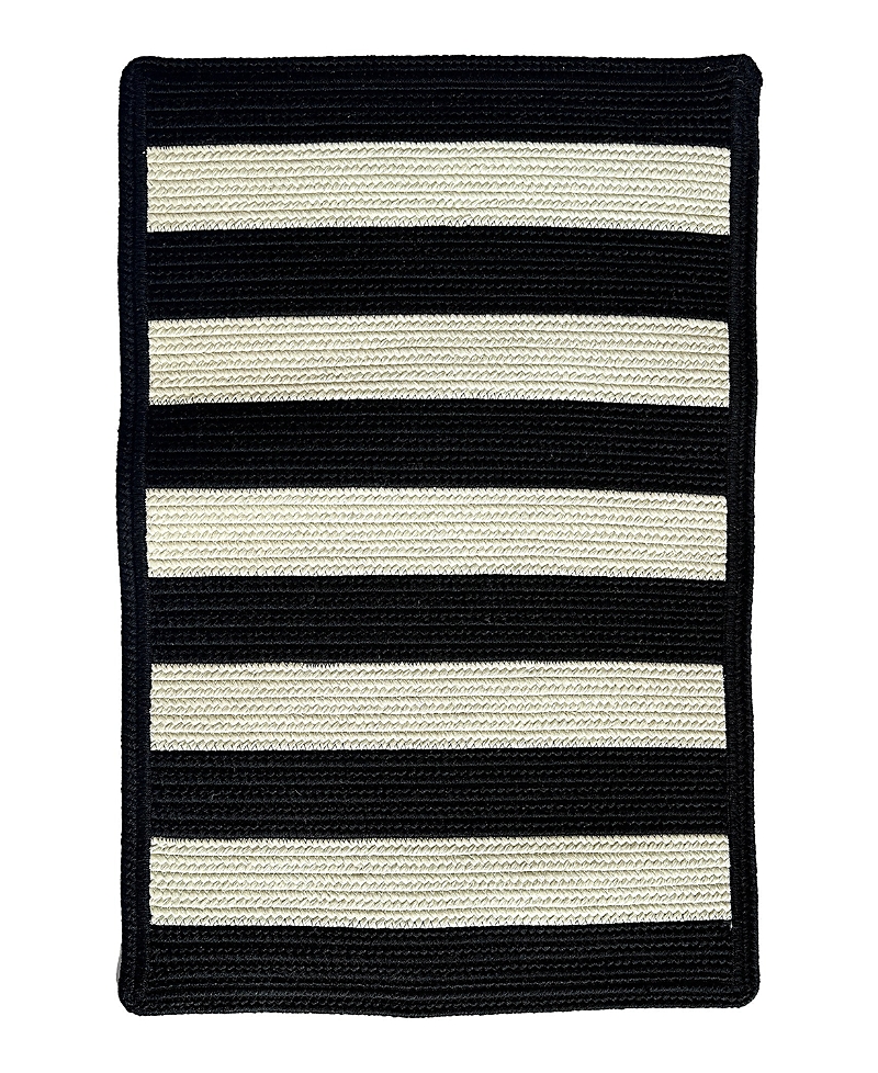 Capel Timeless Indoor/outdoor 0160x Cross Sewn Area Rug 2'0x3'0 In Black