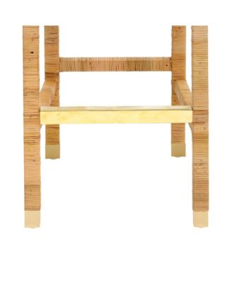 Amara Rattan Performance Fabric Bar Stool