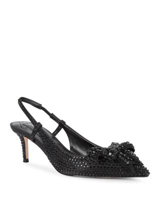 Women&#39;s Belgravia Bow Crystal Slip On Slingback Pumps