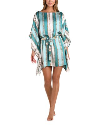 Alia Belted Tunic Swim Cover-Up