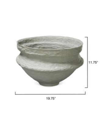  Landscape Cotton Mache Large Decorative Bowl