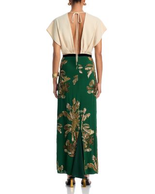 Night Steps Maxi Dress