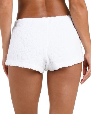 Amiya Ornate Terry Hot Shorts Swim Cover-Up