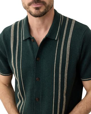 Barry Short Sleeve Button Front Sweater