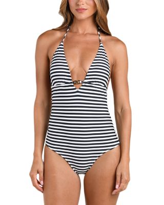 Leila Voyage Halter Neck One Piece Swimsuit