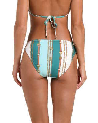 Lexie Belt Stripe Bra Bikini Top & Nicole Belt Stripe Classic Bottom