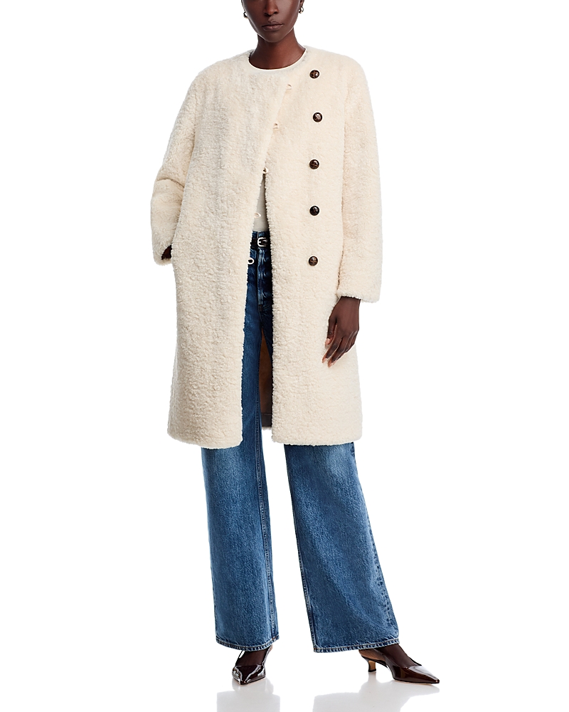 Kobi Halperin Sami Faux Fur Coat In White