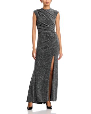 Long Studded Cap Sleeve Dress - Exclusive