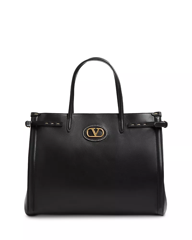 Valentino Garavani Antibes Medium VLogo Convertible Shopping Tote Bag