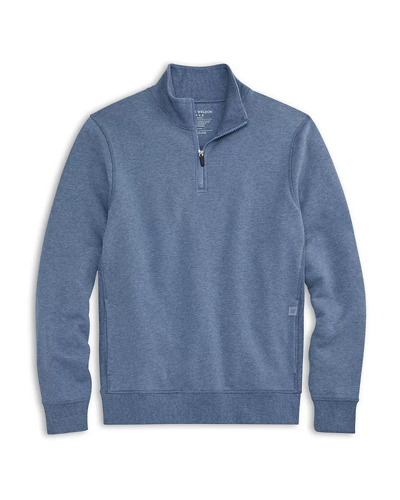 Mack Weldon Ace Relaxed Fit Quarter Zip Sweater