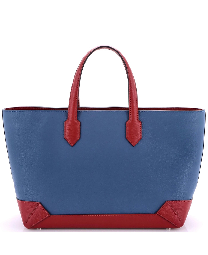 Click to view more detailed imagery on our partner's website Pre-owned Pre-owned Hermes Hermes 30 Maxibox Cabas Evercolor With Epsom In Blue