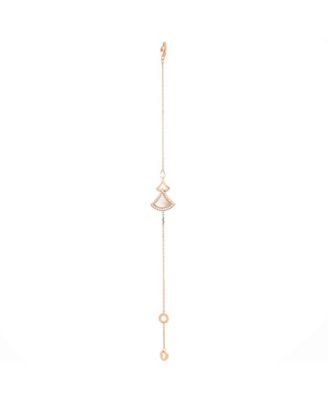  Divas' Dream Double Bracelet 18K Rose Gold with Mother of Pearl and Diamonds