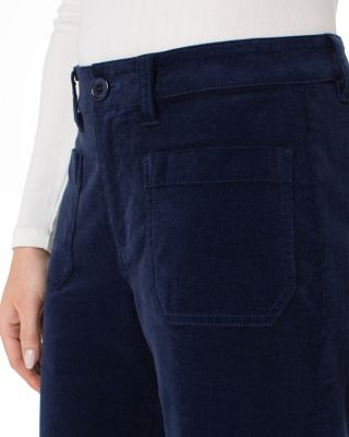 Corduroy Crop Wide Leg Pants