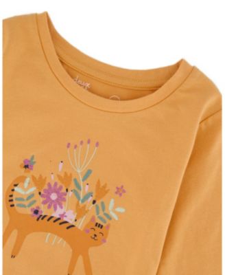Girls' Organic Cotton T-Shirt - Little Kid, Big Kid