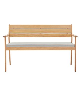 Viewscape Outdoor Patio Ash Wood Loveseat