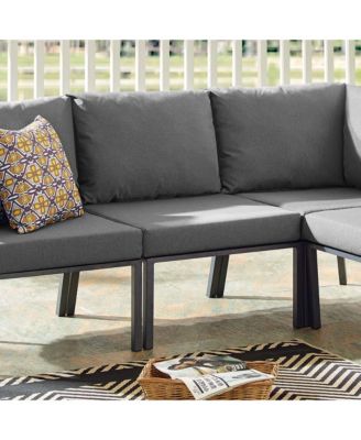 Riverside Outdoor Patio Aluminum Armless Chair