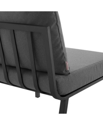 Riverside Outdoor Patio Aluminum Armless Chair