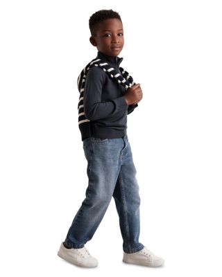 Boys' Long Sleeved Merino Funnel Neck 1/2 Zip Sweater - Little Kid, Big Kid