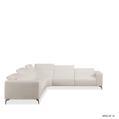 Nacosto Motion Leather Sectional Sofa