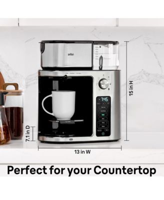 Braun MultiServe Plus 10- Cup Drip Coffee Maker with Cold Brew