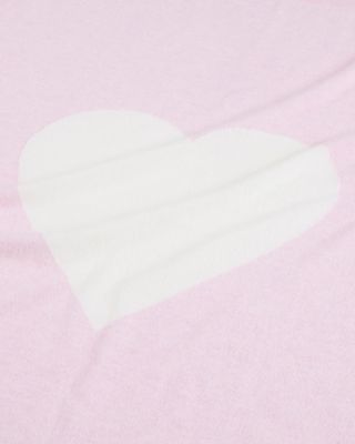 Girls' Heart Graphic Cashmere Baby Blanket