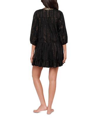 Jacquard Swim Cover-Up Beach Dress