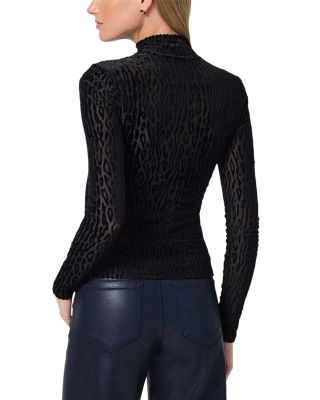 Ursula Velvet Burnout Top