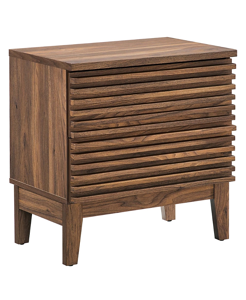 Modway Render Two-drawer Nightstand In Brown