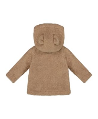Boys' Sherpa Bear Hooded Zip Jacket - Baby