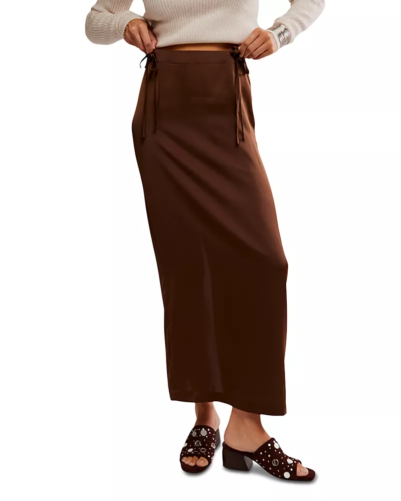 Free People Rosetto Column Skirt