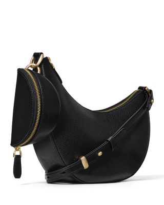 Duo Pebbled Leather Crossbody