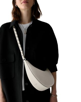 Duo Pebbled Leather Crossbody
