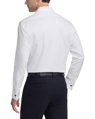 Regular Fit Stud Front Tuxedo Shirt - Exclusive