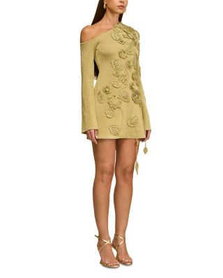 Kaela Floral Appliqué Knit Dress
