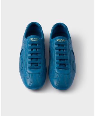 Men's Montecarlo Re-Edition 2005 Antiqued Nappa Leather Sneakers in Blue