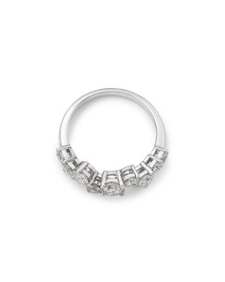 Diamond Scatter Cluster Band in 14K White Gold, 1.5 tcw