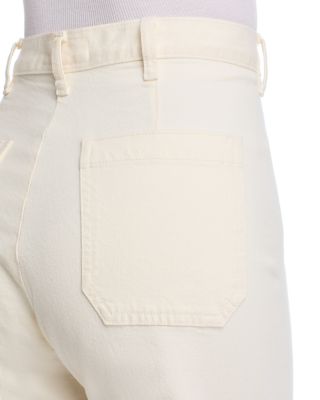 The Seafair High Rise Ankle Flare Jeans in Vintage Stone