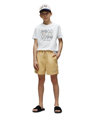 Unisex Samos Hydrochromic Printed Swim Shorts - Big Kid