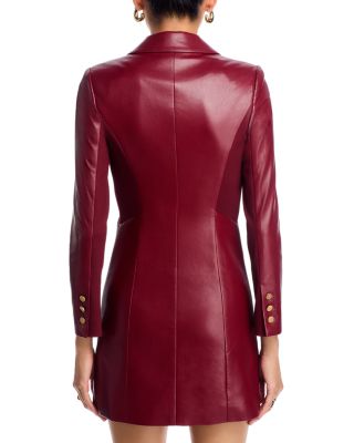 Michelle Faux Leather Dress