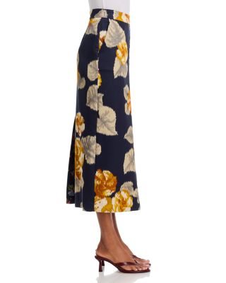 Floral High Waisted Maxi Skirt