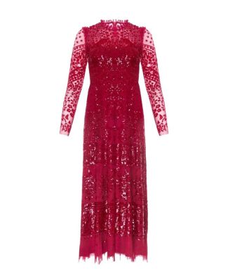 Aurora Long Sleeve Ballerina Midi Dress