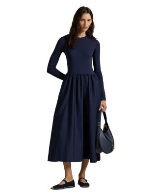 Cotton Long Sleeve Dress